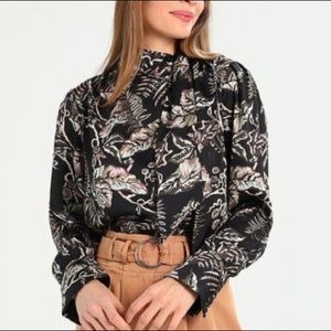 Banana Republic Katinka Floral Tie Top
